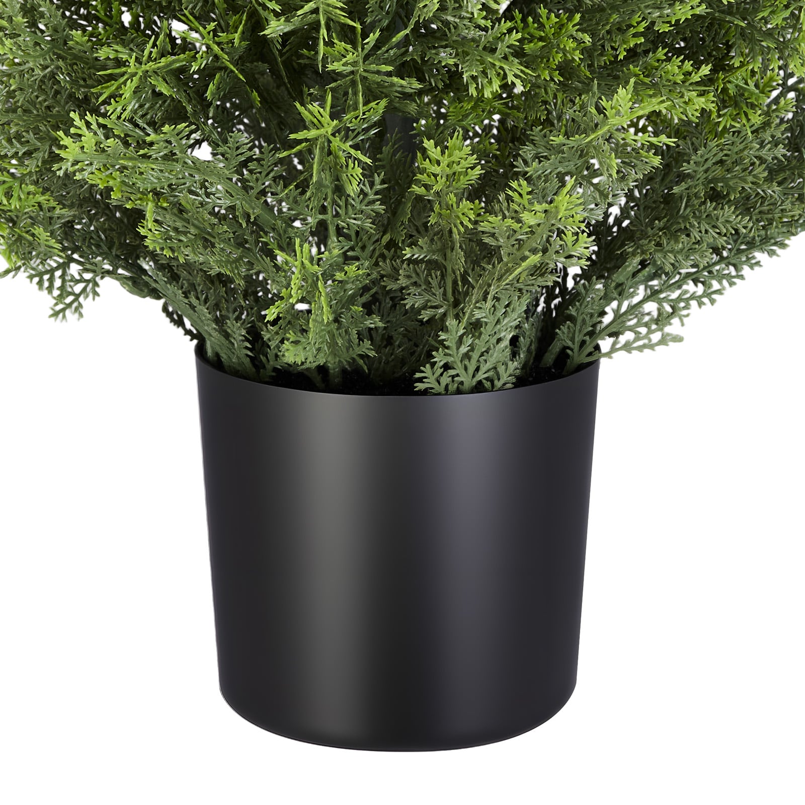 Artificial Cedar Topiary Trees Set Of 2 For Garden And Home Decor_voghion.com